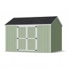 Little Cottage Co. 10x12 Value Gable Wood Storage Shed Kit with Side Entry - (10x12 VGS-SE-PC)