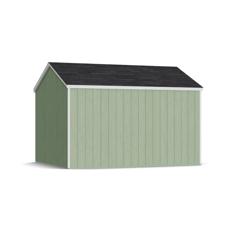 Little Cottage Co. 10x12 Value Gable Wood Storage Shed Kit with Side Entry - (10x12 VGS-SE-PC)