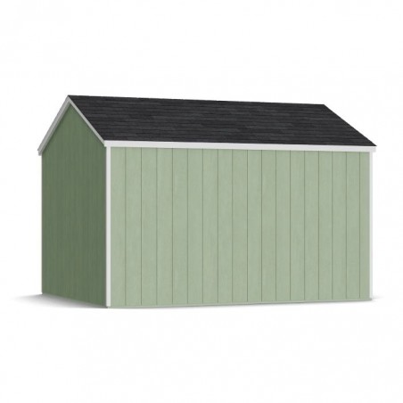 Little Cottage Co. 10x12 Value Gable Wood Storage Shed Kit with Side Entry - (10x12 VGS-SE-PC)