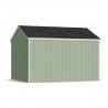 Little Cottage Co. 10x12 Value Gable Wood Storage Shed Kit with Side Entry - (10x12 VGS-SE-PC)