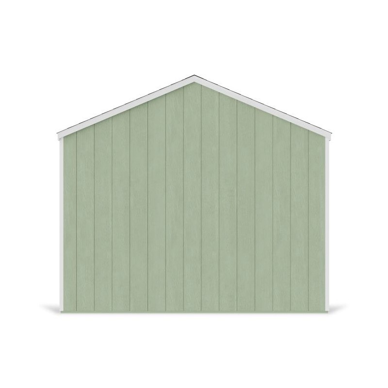 Little Cottage Co. 10x12 Value Gable Wood Storage Shed Kit with Side Entry - (10x12 VGS-SE-PC)