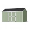 Little Cottage Co. 10x14 Value Gable Wood Storage Shed Kit with Side Entry - (10x14 VGS-SE-PC)
