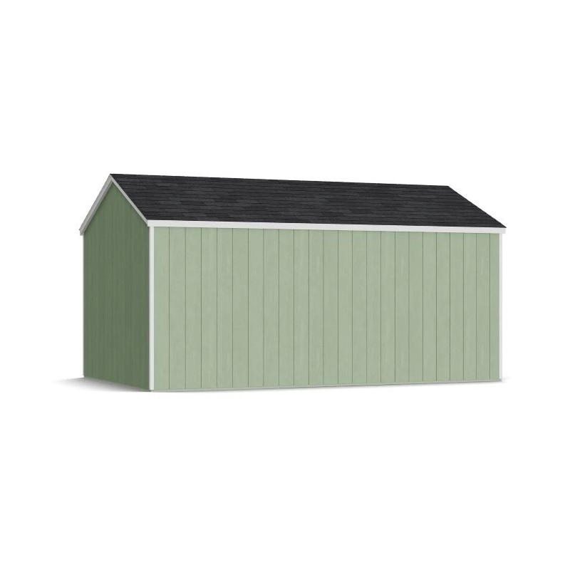 Little Cottage Co. 10x16 Value Gable Wood Storage Shed Kit with Side Entry - (10x16 VGS-SE-PC)
