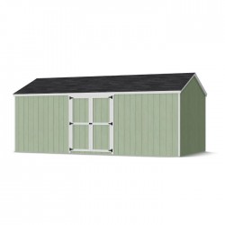 Little Cottage Co. 10x20 Value Gable Wood Storage Shed Kit with Side Entry - (10x20 VGS-SE-PC)