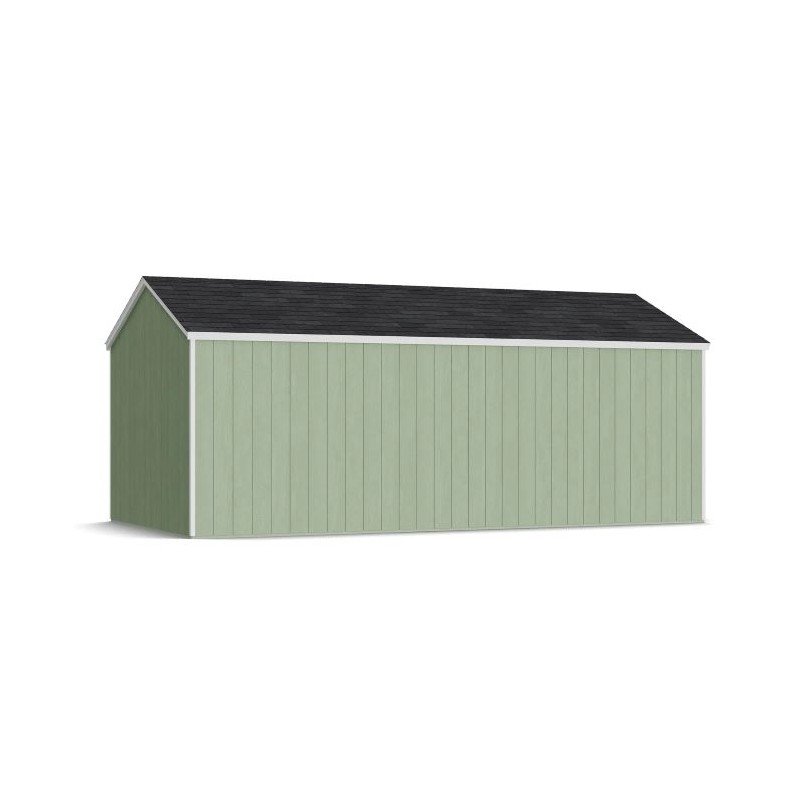 Little Cottage Co. 10x20 Value Gable Wood Storage Shed Kit with Side Entry - (10x20 VGS-SE-PC)