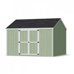 Little Cottage Co. 12x12 Value Gable Wood Storage Shed Kit with Side Entry - (12x12 VGS-SE-PC)