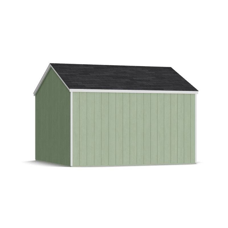 Little Cottage Co. 12x12 Value Gable Wood Storage Shed Kit with Side Entry - (12x12 VGS-SE-PC)