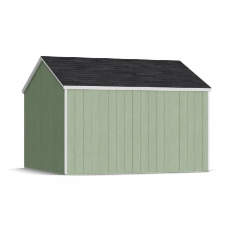 Little Cottage Co. 12x12 Value Gable Wood Storage Shed Kit with Side Entry - (12x12 VGS-SE-PC)