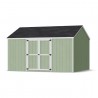 Little Cottage Co. 12x14 Value Gable Wood Storage Shed Kit with Side Entry - (12x14 VGS-SE-PC)