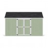 Little Cottage Co. 12x14 Value Gable Wood Storage Shed Kit with Side Entry - (12x14 VGS-SE-PC)