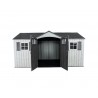 Lifetime Dual Entry 15x8 Outdoor Storage Shed - Gray Matters (60407)