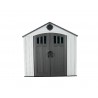 Lifetime Dual Entry 15x8 Outdoor Storage Shed - Gray Matters (60407)