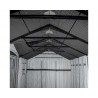Lifetime Dual Entry 15x8 Outdoor Storage Shed - Gray Matters (60407)