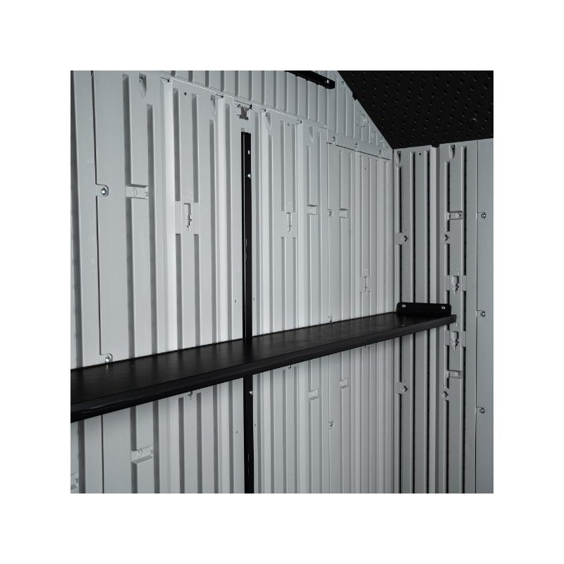 Lifetime Dual Entry 15x8 Outdoor Storage Shed - Gray Matters (60407)