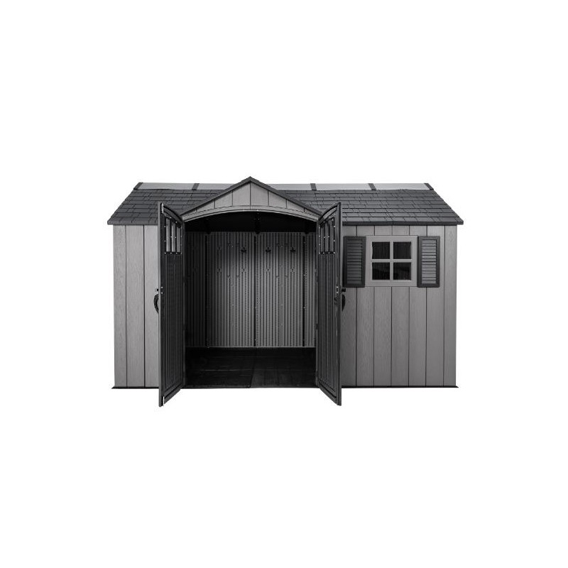 Lifetime 12.5 x 8 Outdoor Storage Shed Kit - Storm Dust (60454)