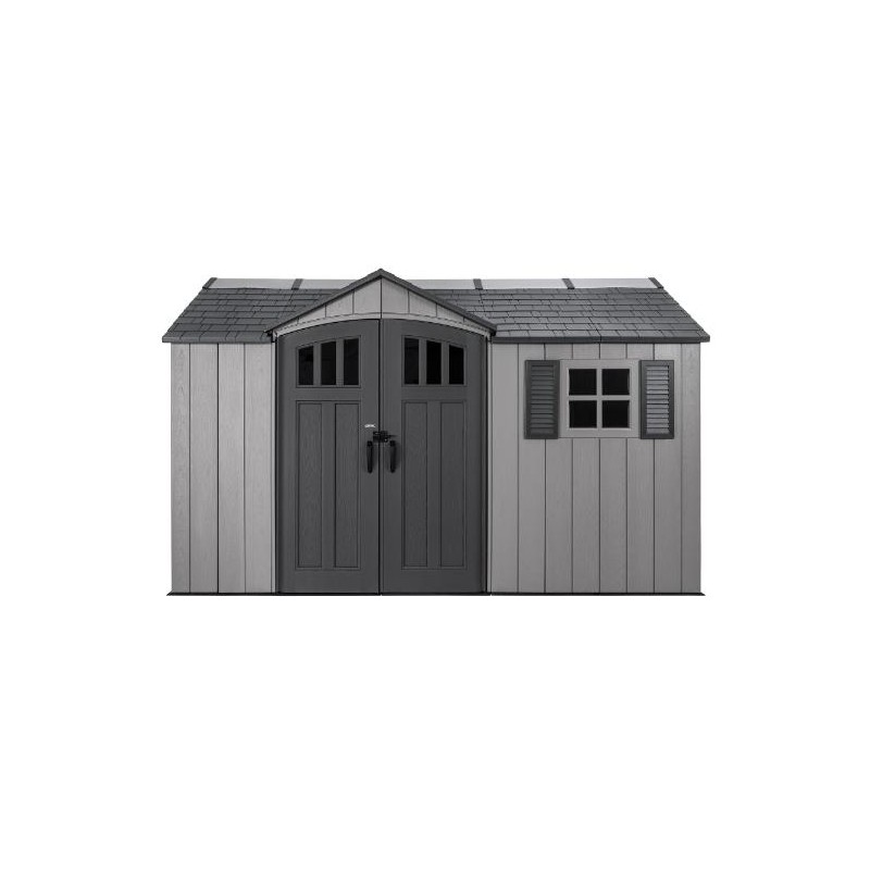 Lifetime 12.5 x 8 Outdoor Storage Shed Kit - Storm Dust (60454)