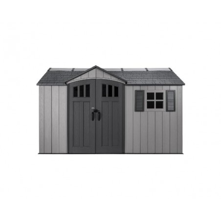Lifetime 12.5 x 8 Outdoor Storage Shed Kit - Storm Dust (60454)