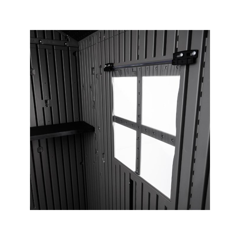 Lifetime 12.5 x 8 Outdoor Storage Shed Kit - Storm Dust (60454)