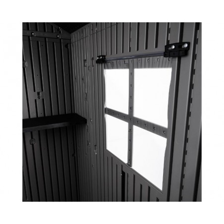 Lifetime 12.5 x 8 Outdoor Storage Shed Kit - Storm Dust (60454)