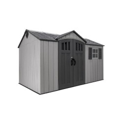Lifetime 12.5 x 8 Outdoor Storage Shed Kit - Storm Dust (60454)