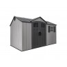 Lifetime 12.5 x 8 Outdoor Storage Shed Kit - Storm Dust (60454)