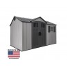 Lifetime 12.5 x 8 Outdoor Storage Shed Kit - Storm Dust (60454)