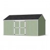 Little Cottage Co. 12x16 Value Gable Wood Storage Shed Kit with Side Entry - (12x16 VGS-SE-PC)
