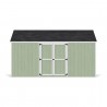 Little Cottage Co. 12x16 Value Gable Wood Storage Shed Kit with Side Entry - (12x16 VGS-SE-PC)