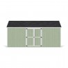 Little Cottage Co. 12x18 Value Gable Wood Storage Shed Kit with Side Entry - (12x18 VGS-SE-PC)