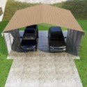 VersaTube 2-Sided 24x20x10 Classic Steel Carport Kit (CM324200100-NS0009)