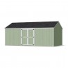 Little Cottage Co. 12x20 Value Gable Wood Storage Shed Kit with Side Entry - (12x20 VGS-SE-PC)