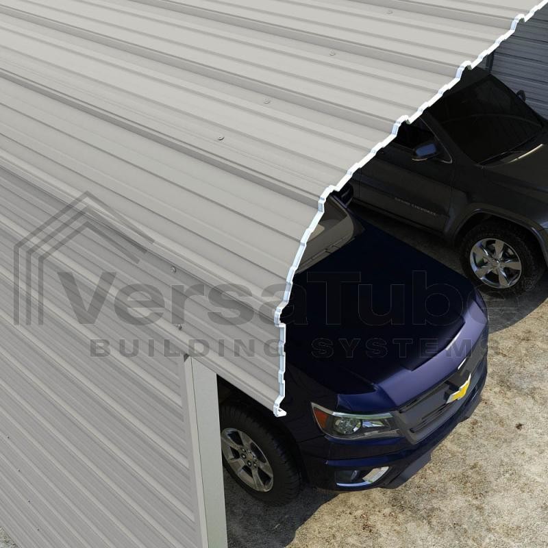 VersaTube 2-Sided 24x20x10 Classic Steel Carport Kit (CM324200100-NS0009)