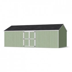 Little Cottage Co. 12x24 Value Gable Wood Storage Shed Kit with Side Entry - (12x24 VGS-SE-PC)