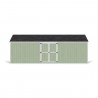 Little Cottage Co. 12x24 Value Gable Wood Storage Shed Kit with Side Entry - (12x24 VGS-SE-PC)