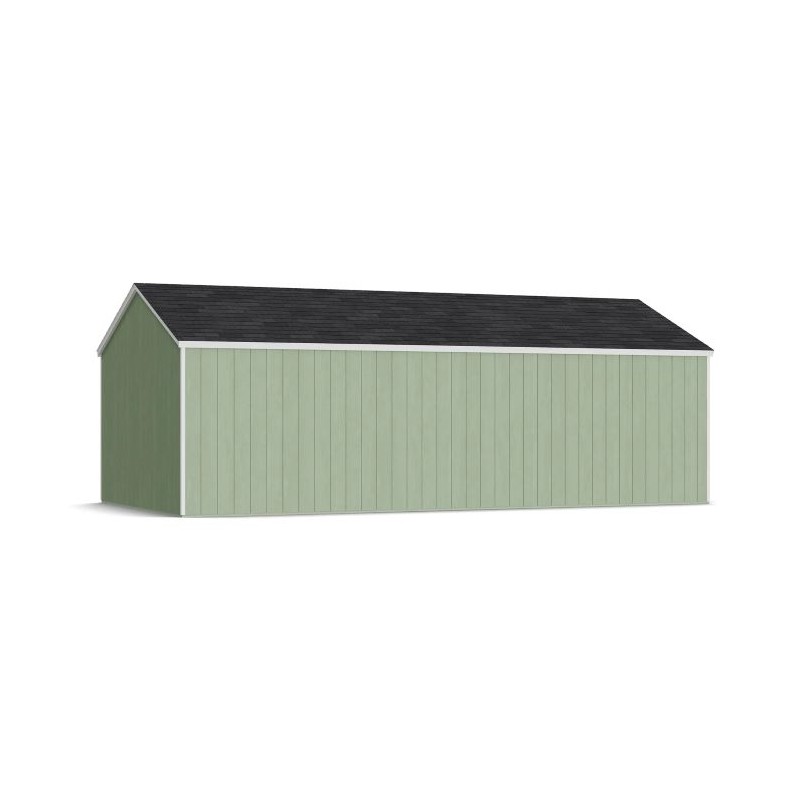 Little Cottage Co. 12x24 Value Gable Wood Storage Shed Kit with Side Entry - (12x24 VGS-SE-PC)