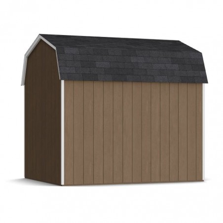 Little Cottage Co. 8x10 Value Gambrel Wood Barn Kit with 6' Sidewalls & Side Entry - (8x10 VGB-6-SE-PC)