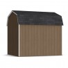 Little Cottage Co. 8x10 Value Gambrel Wood Barn Kit with 6' Sidewalls & Side Entry - (8x10 VGB-6-SE-PC)