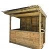 Taverns-To-Go Castlebar 8x5 Outdoor Wooden Bar Installed – (TTG-CB)