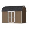 Little Cottage Co. 8x12 Value Gambrel Wood Barn Kit with 6' Sidewalls & Side Entry - (8x12 VGB-6-SE-PC)