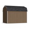 Little Cottage Co. 8x12 Value Gambrel Wood Barn Kit with 6' Sidewalls & Side Entry - (8x12 VGB-6-SE-PC)