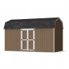 Little Cottage Co. 8x16 Value Gambrel Wood Barn Kit with 6' Sidewalls & Side Entry - (8x16 VGB-6-SE-PC)