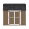 Little Cottage Co. 10x10 Value Gambrel Wood Barn Kit with 6' Sidewalls & Side Entry - (10x10 VGB-6-SE-PC)
