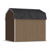 Little Cottage Co. 10x10 Value Gambrel Wood Barn Kit with 6' Sidewalls & Side Entry - (10x10 VGB-6-SE-PC)