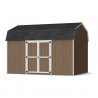 Little Cottage Co. 10x14 Value Gambrel Wood Barn Kit with 6' Sidewalls & Side Entry - (10x14 VGB-6-SE-PC)