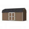 Little Cottage Co. 10x18 Value Gambrel Wood Barn Kit with 6' Sidewalls & Side Entry - (10x18 VGB-6-SE-PC)