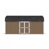 Little Cottage Co. 10x20 Value Gambrel Wood Barn Kit with 6' Sidewalls & Side Entry - (10x20 VGB-6-SE-PC)