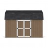 Little Cottage Co. 12x14 Value Gambrel Wood Barn Kit with 6' Sidewalls & Side Entry - (12x14 VGB-6-SE-PC)