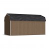 Little Cottage Co. 12x18 Value Gambrel Wood Barn Kit with 6' Sidewalls & Side Entry - (12x18 VGB-6-SE-PC)