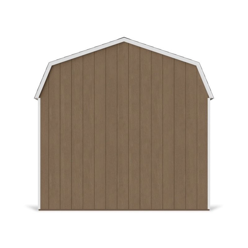 Little Cottage Co. 12x24 Value Gambrel Wood Barn Kit with 6' Sidewalls & Side Entry - (12x24 VGB-6-SE-PC)