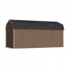 Little Cottage Co. 12x24 Value Gambrel Wood Barn Kit with 6' Sidewalls & Side Entry - (12x24 VGB-6-SE-PC)